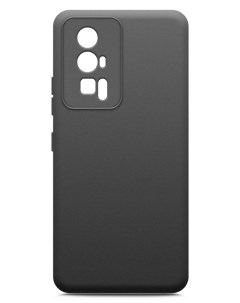 Чехол для Xiaomi POCO F5 Pro силиконовый матовый черный Miuko