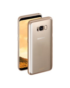 Накладка Gel Plus Case для Samsung G950 Galaxy S8 золотая матовая арт 85307 Deppa