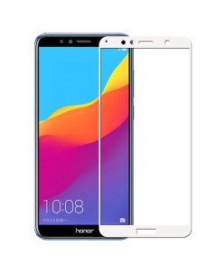 Защитное стекло для Honor 7A Pro 7C Huawei Y6 Y6 Prime 2018 Full Screen White Red line