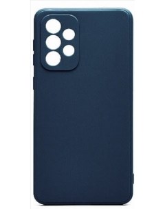 Накладка силикон Liquid Silicone Case Soft Touch Samsung Galaxy A23 4G Dark Blue Vlp