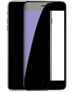 Защитное стекло пленка на заднюю крышку для iPhone 7 8 SE Full Cover Black Anmac