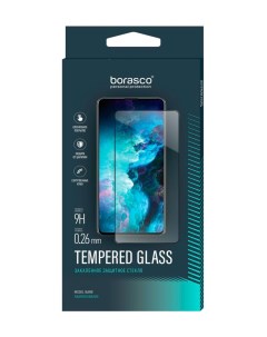 Защитное стекло Tempered Glass для Infinix Smart 7 Smart 7 Plus Full Glue Black Borasco
