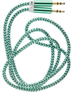 AUX кабель 3 5 Jack M 3 5 1м ISA зеленый Nobrand