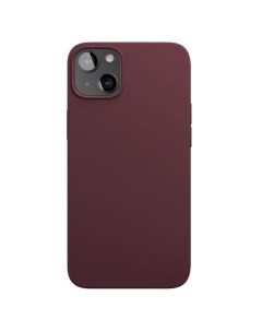 Накладка силикон Silicone Case with MagSafe для iPhone 13 mini Marsala Vlp