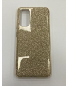 Накладка силиконовая Brilliant для Samsung Galaxy S20 FE золотые кристаллы Neypo
