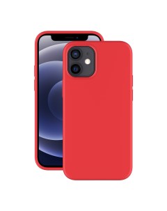 Накладка Soft Silicone для Apple iPhone 12 Mini красный арт 87774 Deppa