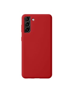 Накладка Liquid Silicone Pro для Samsung Galaxy S21 SM G996 красный арт 870016 Deppa