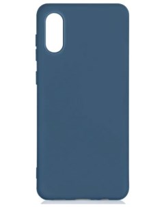 Накладка силикон для Samsung Galaxy A02 SM A022 Синий Svekla