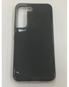 Накладка силиконовая Brilliant для Samsung Galaxy S22 черные кристаллы Neypo