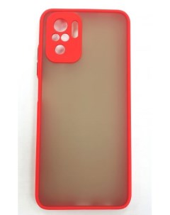 Накладка силикон для Xiaomi Redmi Note 10 10s Красный Svekla