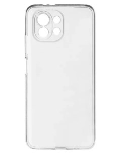 Накладка силикон для Xiaomi Mi 11 Lite Прозрачный Svekla