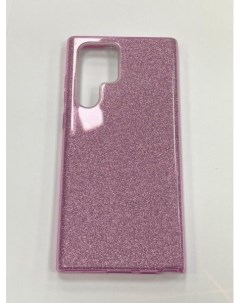 Накладка силиконовая Brilliant для Samsung Galaxy S22 Ultra фиолетовые кристаллы Neypo