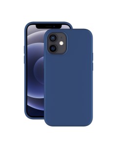 Накладка Soft Silicone для Apple iPhone 12 Mini синий арт 87775 Deppa