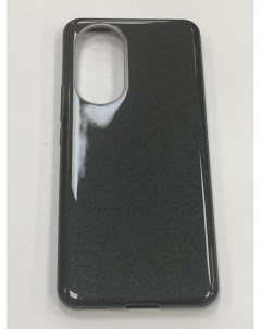 Накладка силиконовая Brilliant для Honor 50 Huawei Nova 9 черные кристаллы Neypo