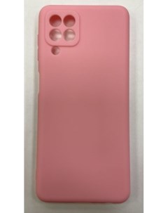Накладка силикон для Samsung Galaxy A22 SM A225 Розовая с защитой для камеры Svekla