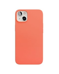 Накладка силикон Liquid Silicone Case with MagSafe для iPhone 13 Coral Vlp