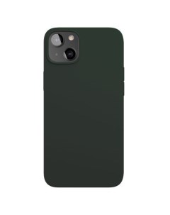 Накладка силикон Silicone Case with MagSafe для iPhone 13 mini Dark Green Vlp