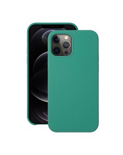 Накладка Liquid Silicone для Apple iPhone 12 12 Pro зеленый арт 87719 Deppa