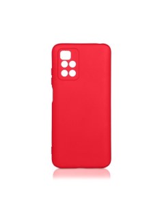 Накладка силикон Soft Touch для Xiaomi Redmi 10 10 Prime Красный Svekla