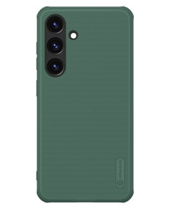 Чехол для Samsung Galaxy S24 с усиленными углами и защитой камеры зеленый Nillkin