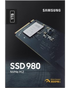 SSD накопитель 980 M 2 2280 1 ТБ Samsung