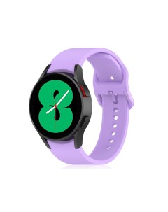 Ремешок DF для Samsung Galaxy Watch 4 5 Silicone Purple sClassicband 04 Df-group