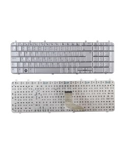 Клавиатура для ноутбука HP dv7 1000 dv7t 1100 dv7z 1000 серебристая Azerty