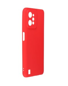 Чехол DF для Realme C31 Silicone Red rmCase 19 Df-group