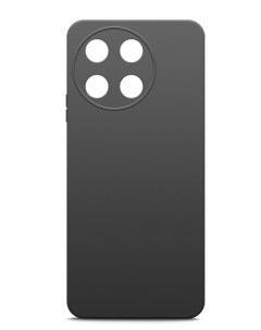 Чехол для Realme 11 4G силиконовый черный матовый d00202 Brozo