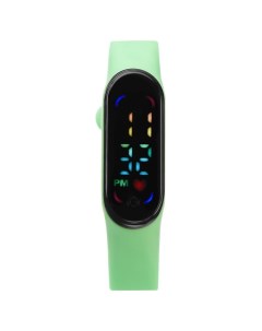 Смарт часы наручные электронные цвет зеленый Nobrand