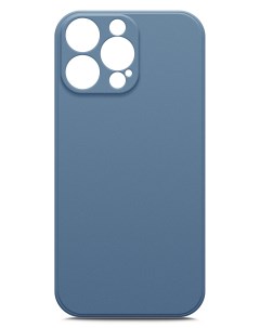 Чехол на Apple iPhone 14 Pro Max с силиконом Soft touch синий Brozo