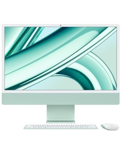 Моноблок iMac 24 M3 8Gb 256Gb M3 10 core зеленый MQRN3 Apple