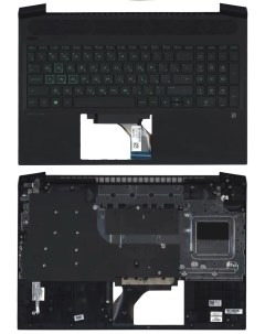 Клавиатура для HP Pavilion Gaming 16 A топкейс черный ver 1 Vbparts