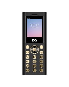 Мобильный телефон 1858 Barrel Black Gold Bq