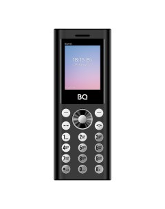 Мобильный телефон 1858 Barrel Black Silver Bq