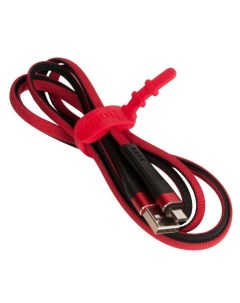 Кабель USB U39 Slender для Micro USB 2 4А длина 1 2м красный Hoco