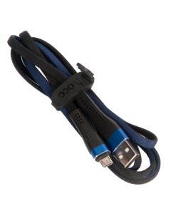 Кабель USB U39 Slender для Micro USB 2 4А длина 1 2м синий Hoco