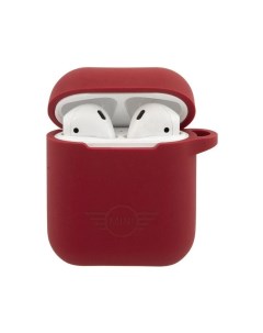 Чехол MINI Liquid silicone Laser logo AirPods 1 2 Красный MIACA2SLTRE Cg mobile