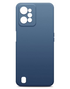 Чехол на Realme C31 с силиконом Soft touch синий Brozo