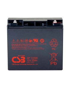Аккумулятор для ИБП GP12200 20 А ч 12 В GP 12200 Csb