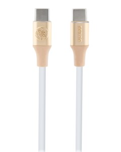 Кабель Silicone with Aluminium USB C to USB C 1 5m Light Gold Guess