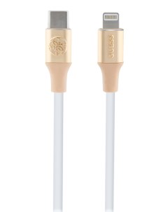 Кабель Silicone with Aluminium USB C to Lithning MFI 1 5m Light Gold Guess