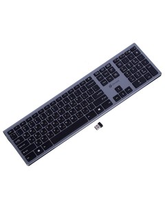 Беспроводная клавиатура 890S серый Oklick