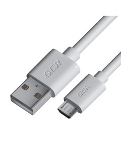 Кабель 53361 USB micro USB 0 3 м белый Gcr