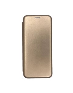 Чехол книжка Huawei Honor Y8P Case кожаная боковая золотая Fashion