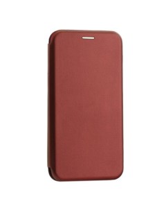 Чехол книжка Huawei Honor 9X Lite Case кожаная боковая малиновая Fashion