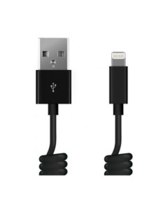 Дата кабель USB Lightning 1 5 м черный Prime line