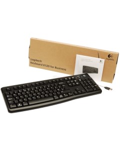 Клавиатура Keyboard K120 for Business Black USB Logitech