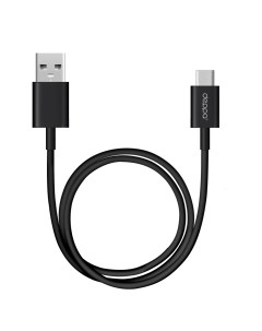 Дата кабель USB USB Type C 1 2 м черный Deppa