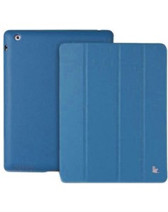 Сумка книжка Smart Cover Jisoncase для iPad Air Blue Nobrand